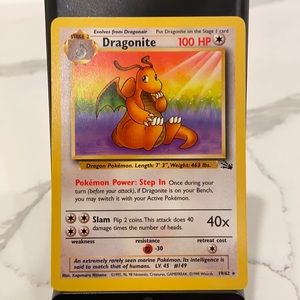 Rare Dragonite Fossil Set